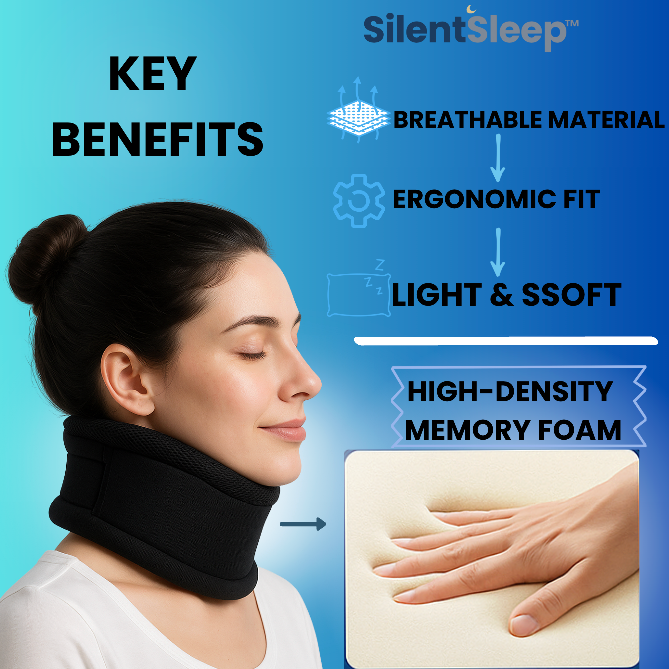 HIPNIA SilentSleep™ – SLEEP WITHOUT SNORING!!