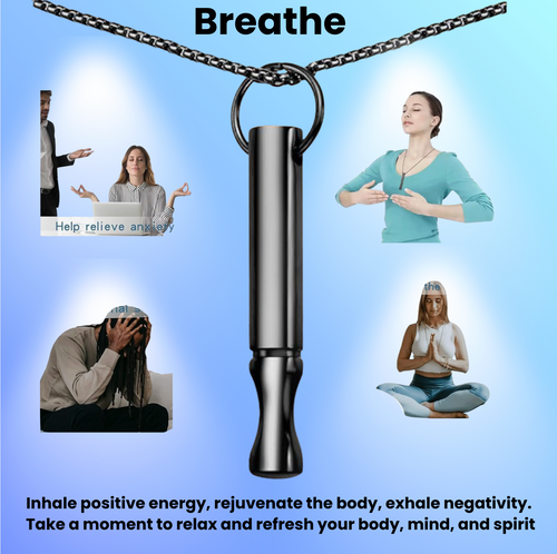 AuraBreathe  Stress Relief Mindful Pendant